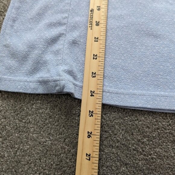 Columbia baby blue white thin fleece pullover women's size Large - Picture 8 of 8